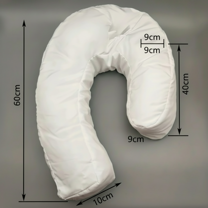 Orthopedic Side Sleeper Pillow with Pressure Relief Ear Hole