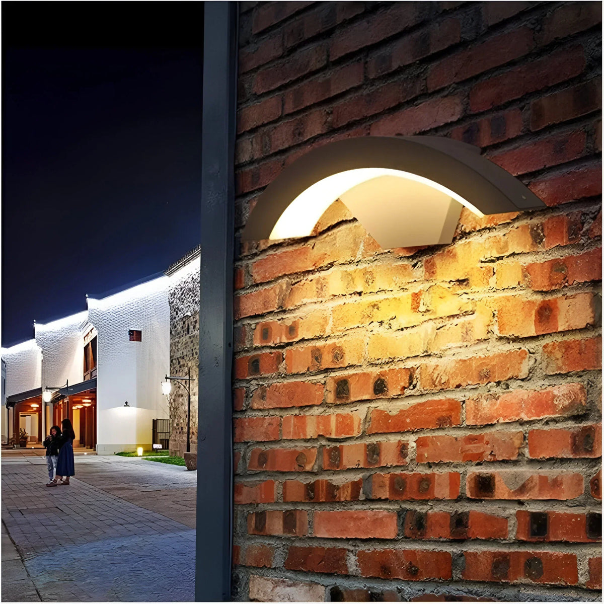 Outdoor Motion Sensor Wall Light with Weatherproof Security Lighting
