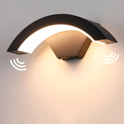 Outdoor Motion Sensor Wall Light with Weatherproof Security Lighting