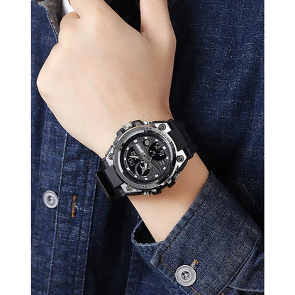 Outdoor Waterproof Luminous Sports Watch with LED Display