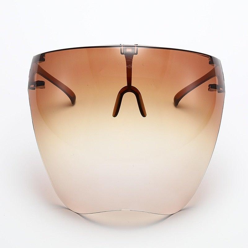 Oversized Full Face Shield UV400 Sunglasses