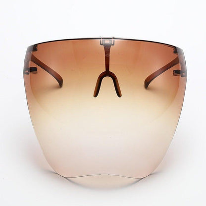 Oversized Full Face Shield UV400 Sunglasses