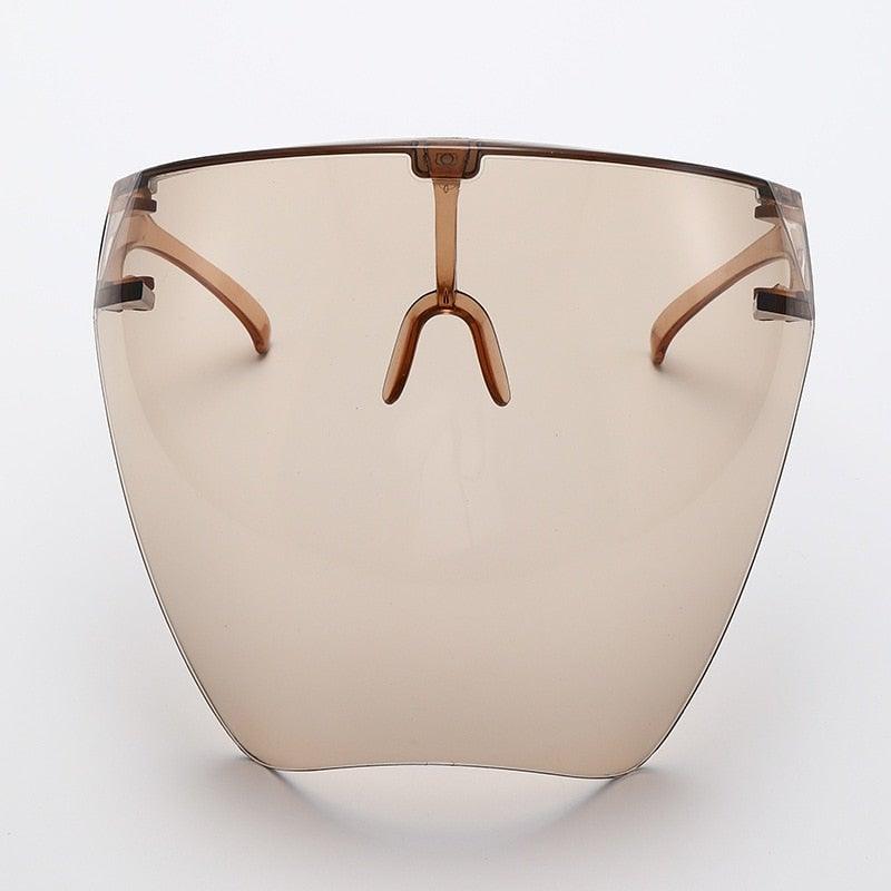 Oversized Full Face Shield UV400 Sunglasses