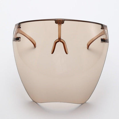 Oversized Full Face Shield UV400 Sunglasses