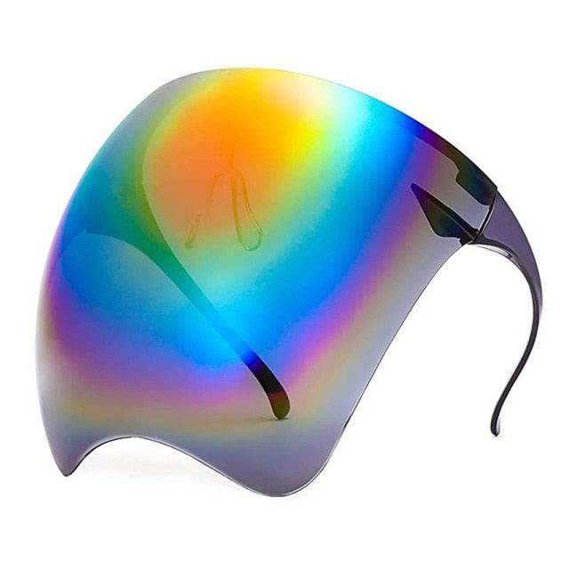 Oversized Full Face Shield UV400 Sunglasses