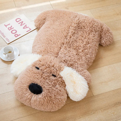 Oversized Plush Dog Pillow Soft Stuffed Lounge Cushion