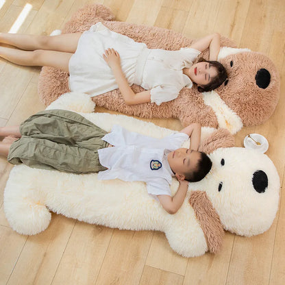 Oversized Plush Dog Pillow Soft Stuffed Lounge Cushion