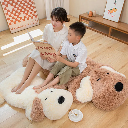Oversized Plush Dog Pillow Soft Stuffed Lounge Cushion