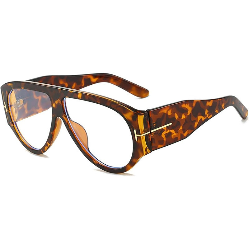 Oversized UV400 Aviator Sunglasses for Women