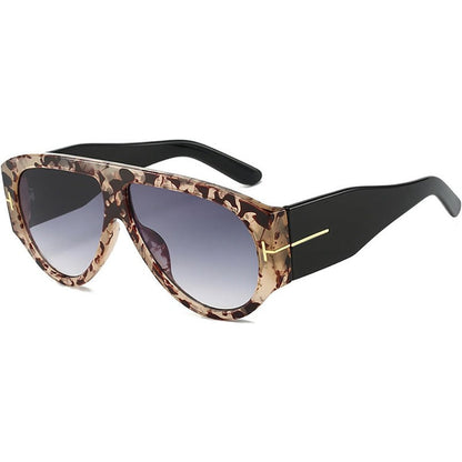 Oversized UV400 Aviator Sunglasses for Women