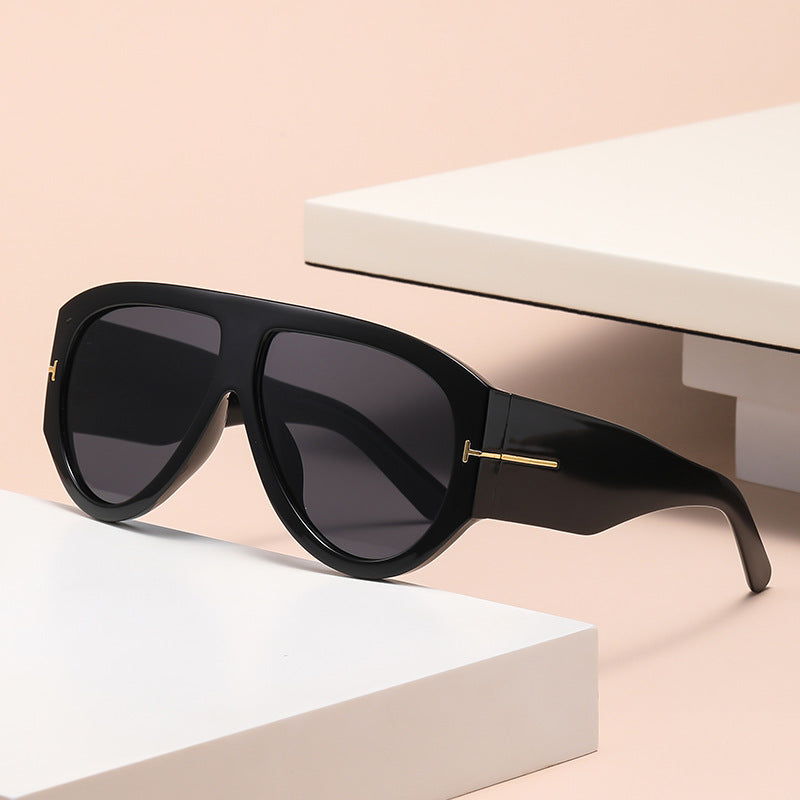 Oversized UV400 Aviator Sunglasses for Women
