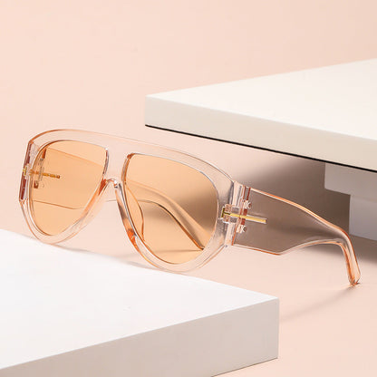 Oversized UV400 Aviator Sunglasses for Women