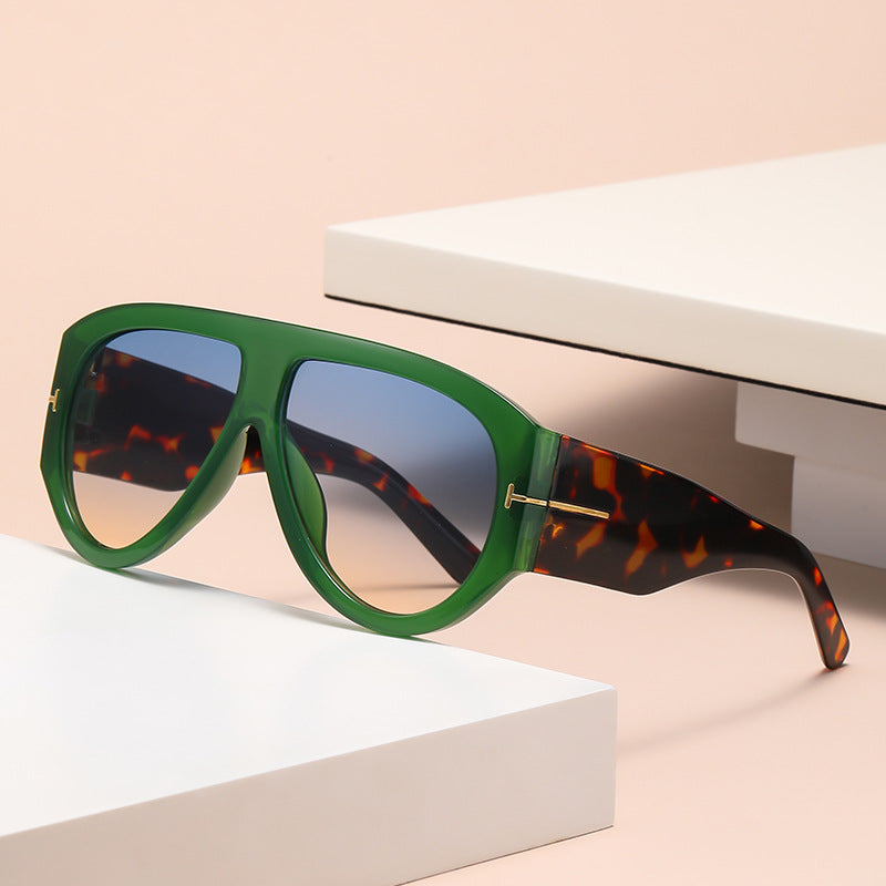 Oversized UV400 Aviator Sunglasses for Women