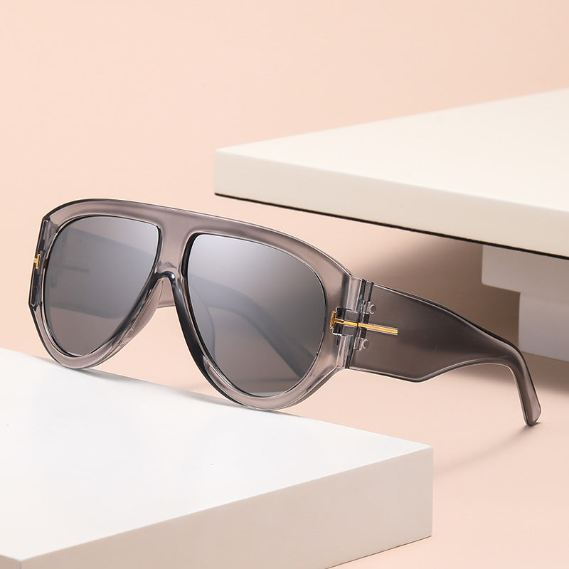 Oversized UV400 Aviator Sunglasses for Women