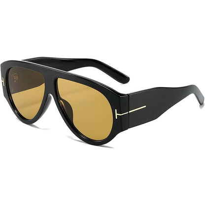 Oversized UV400 Aviator Sunglasses for Women