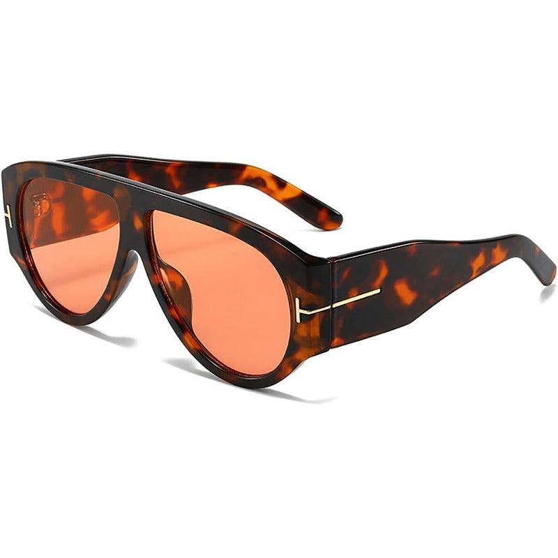 Oversized UV400 Aviator Sunglasses for Women