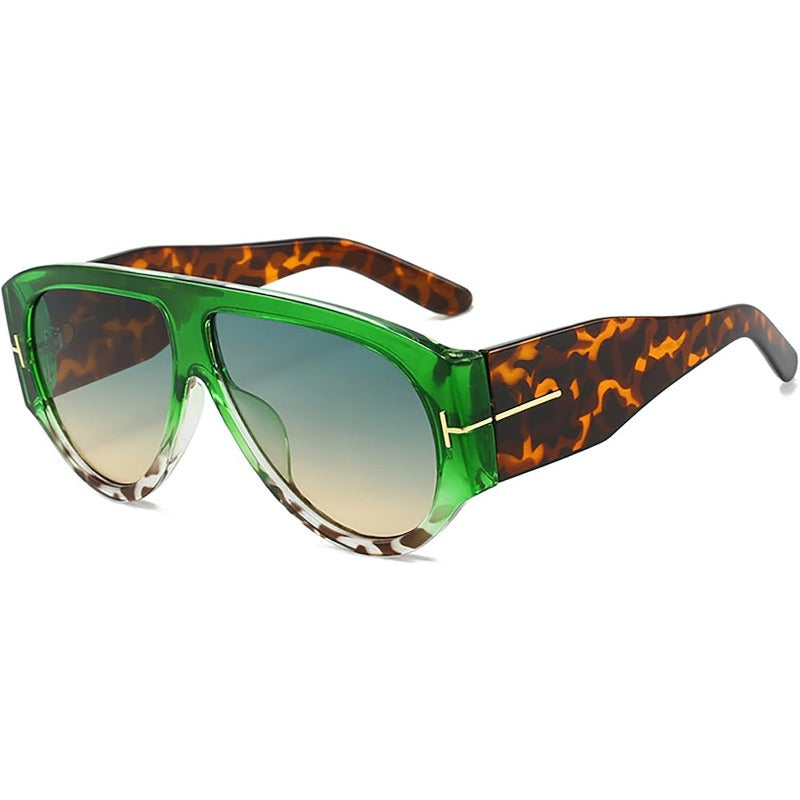 Oversized UV400 Aviator Sunglasses for Women