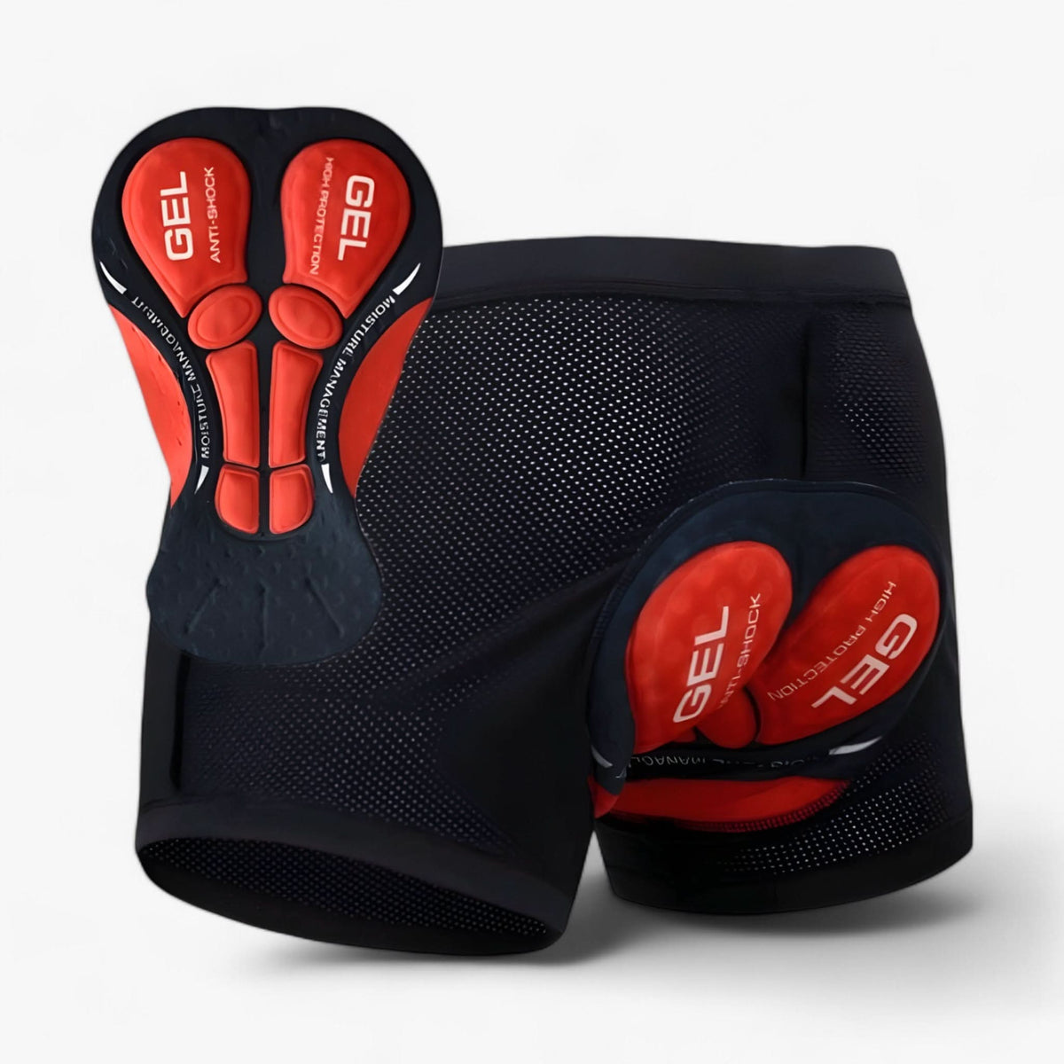 Padded Motorcycle Riding Shorts With 5D Gel Cushion