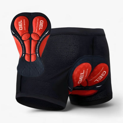 Padded Motorcycle Riding Shorts With 5D Gel Cushion