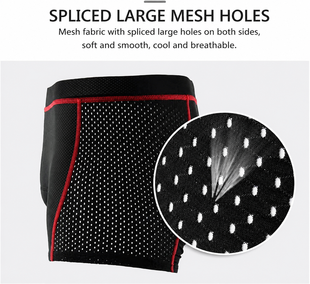 Padded Motorcycle Riding Shorts With 5D Gel Cushion