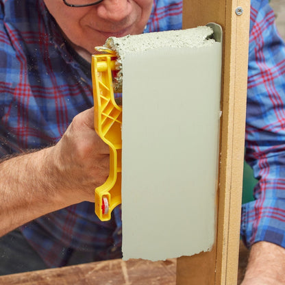 Paint Edging Roller with Shield Brush and 3 Replacement Rollers