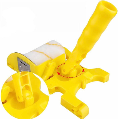 Paint Edging Roller with Shield Brush and 3 Replacement Rollers