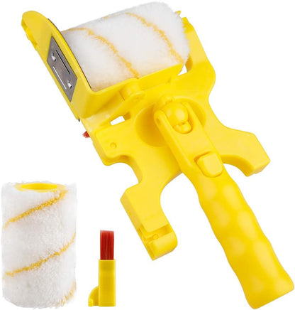 Paint Edging Roller with Shield Brush and 3 Replacement Rollers