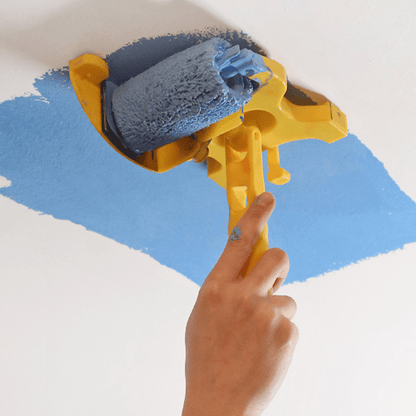 Paint Edging Roller with Shield Brush and 3 Replacement Rollers