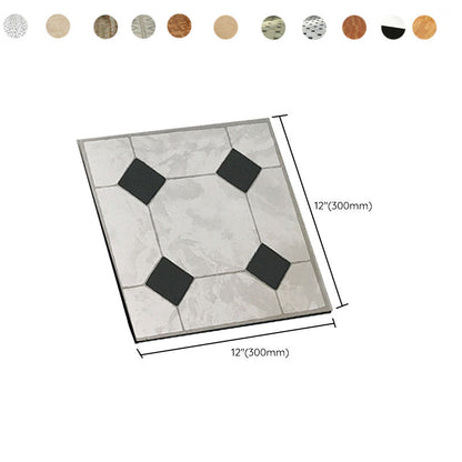 Peel and Stick PVC Vinyl Floor Tiles Waterproof Square Flooring