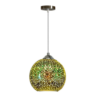 Perforated Glass Pendant Ceiling Light