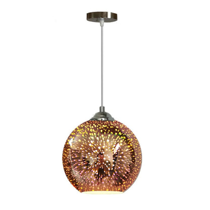Perforated Glass Pendant Ceiling Light