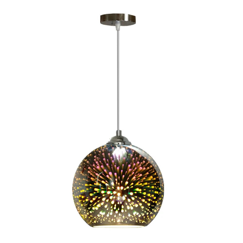 Perforated Glass Pendant Ceiling Light