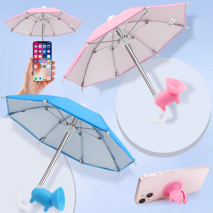 Phone Umbrella Sunshade with Suction Cup Holder