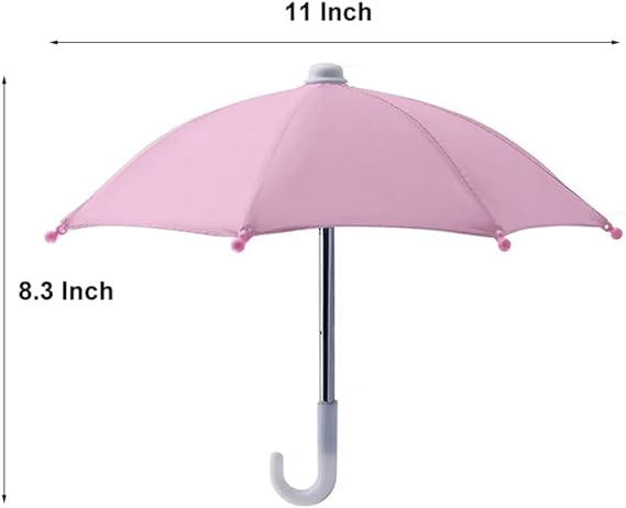 Phone Umbrella Sunshade with Suction Cup Holder