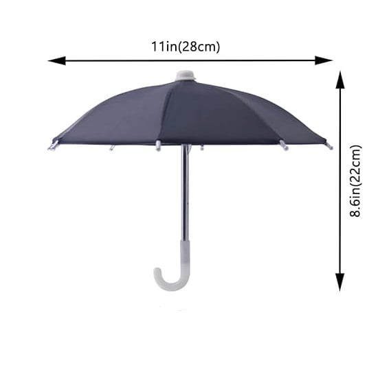 Phone Umbrella Sunshade with Suction Cup Holder