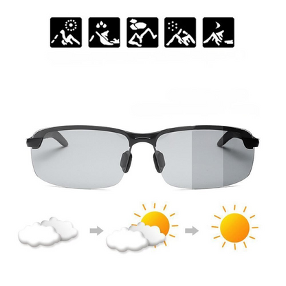 Photochromic Polarized Sports Sunglasses with UV400 Protection
