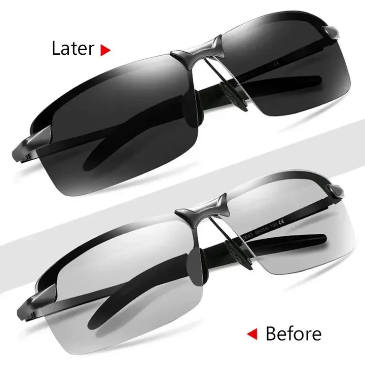 Photochromic Polarized UV400 Sunglasses for Driving