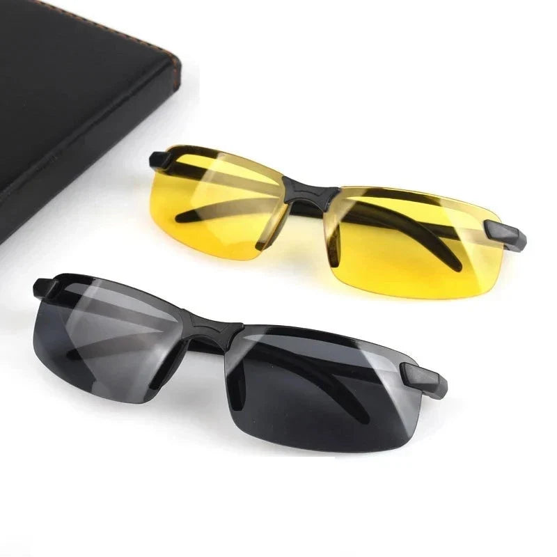 Photochromic UV Protection Sunglasses for Day and Night Driving