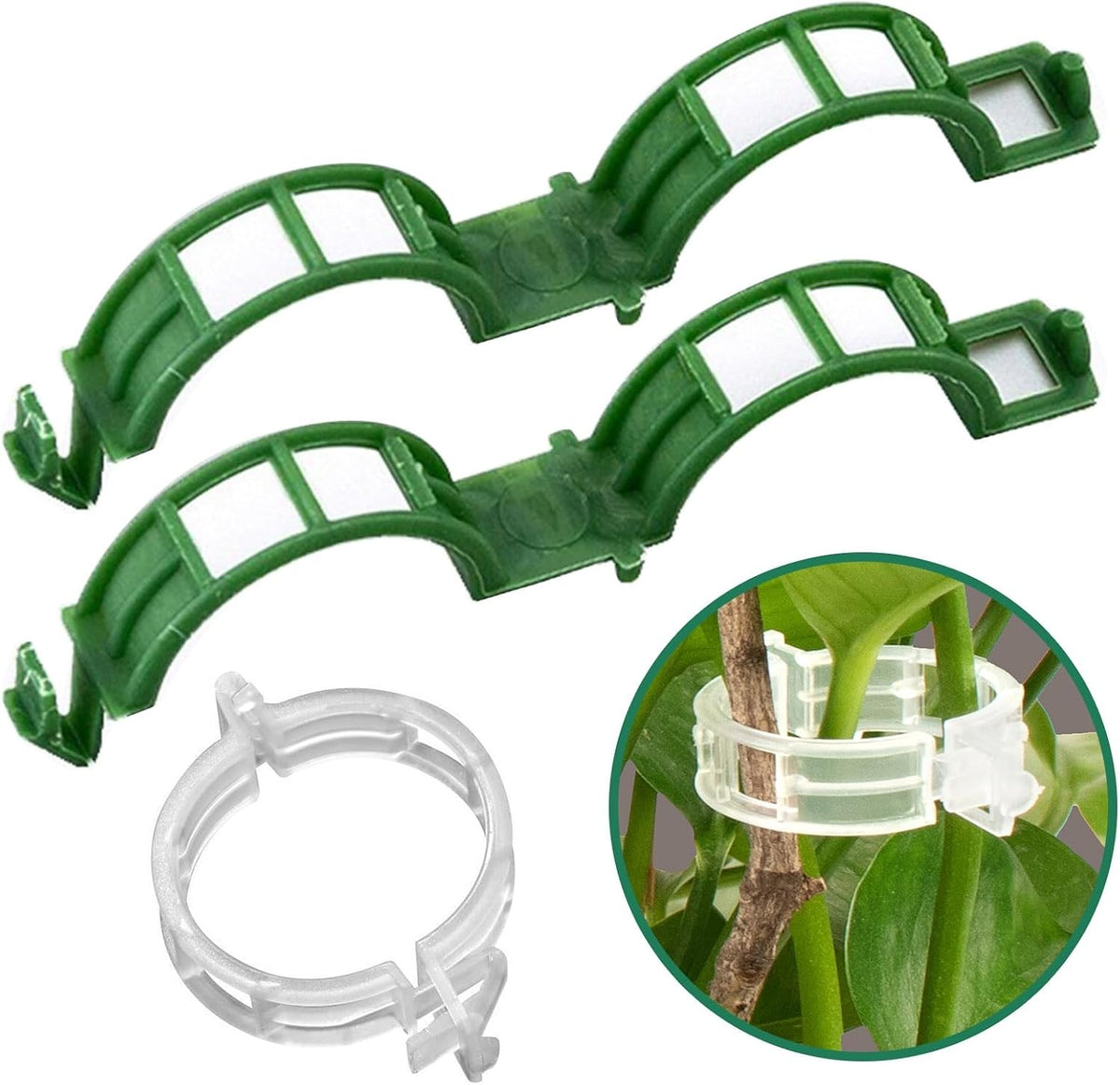 Plastic Plant Trellis Clips for Tomatoes and Climbing Plants