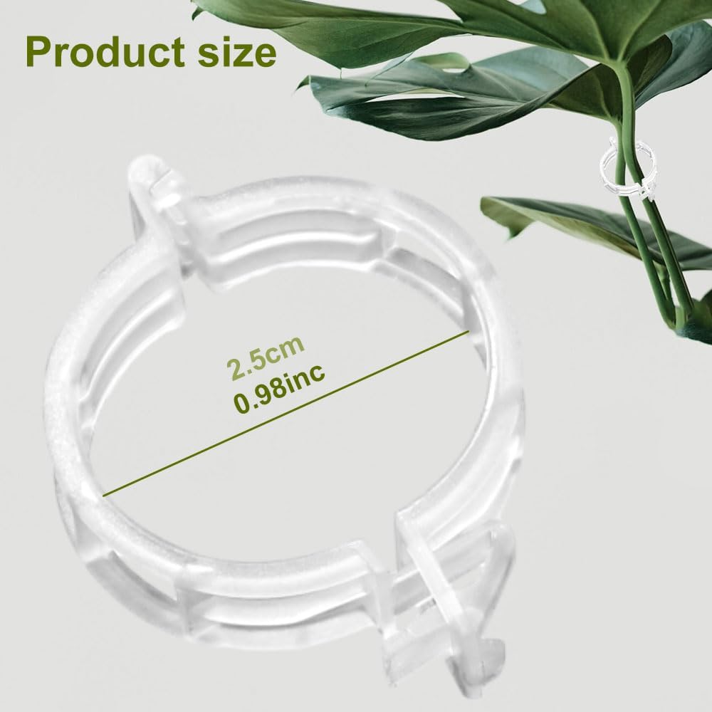 Plastic Plant Trellis Clips for Tomatoes and Climbing Plants