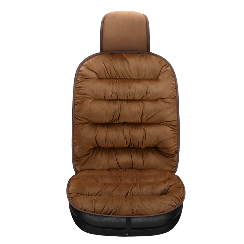Plush Car Seat Cushion Pad Full Coverage Design