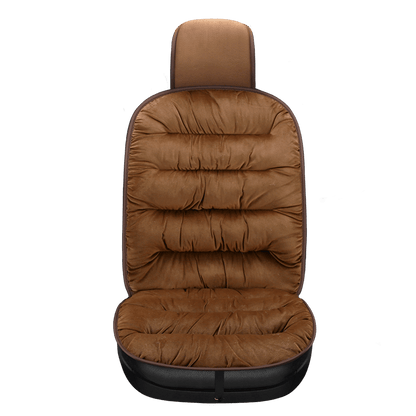 Plush Car Seat Cushion Pad Full Coverage Design