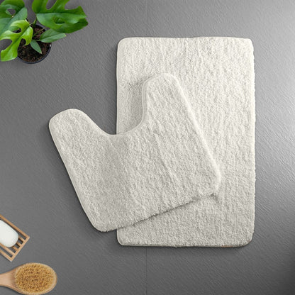 Plush Microfiber Bath Mat with Quick Absorption Non Slip Backing