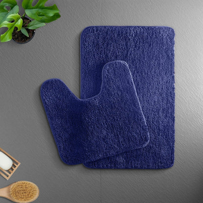Plush Microfiber Bath Mat with Quick Absorption Non Slip Backing