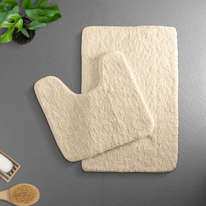 Plush Microfiber Bath Mat with Quick Absorption Non Slip Backing