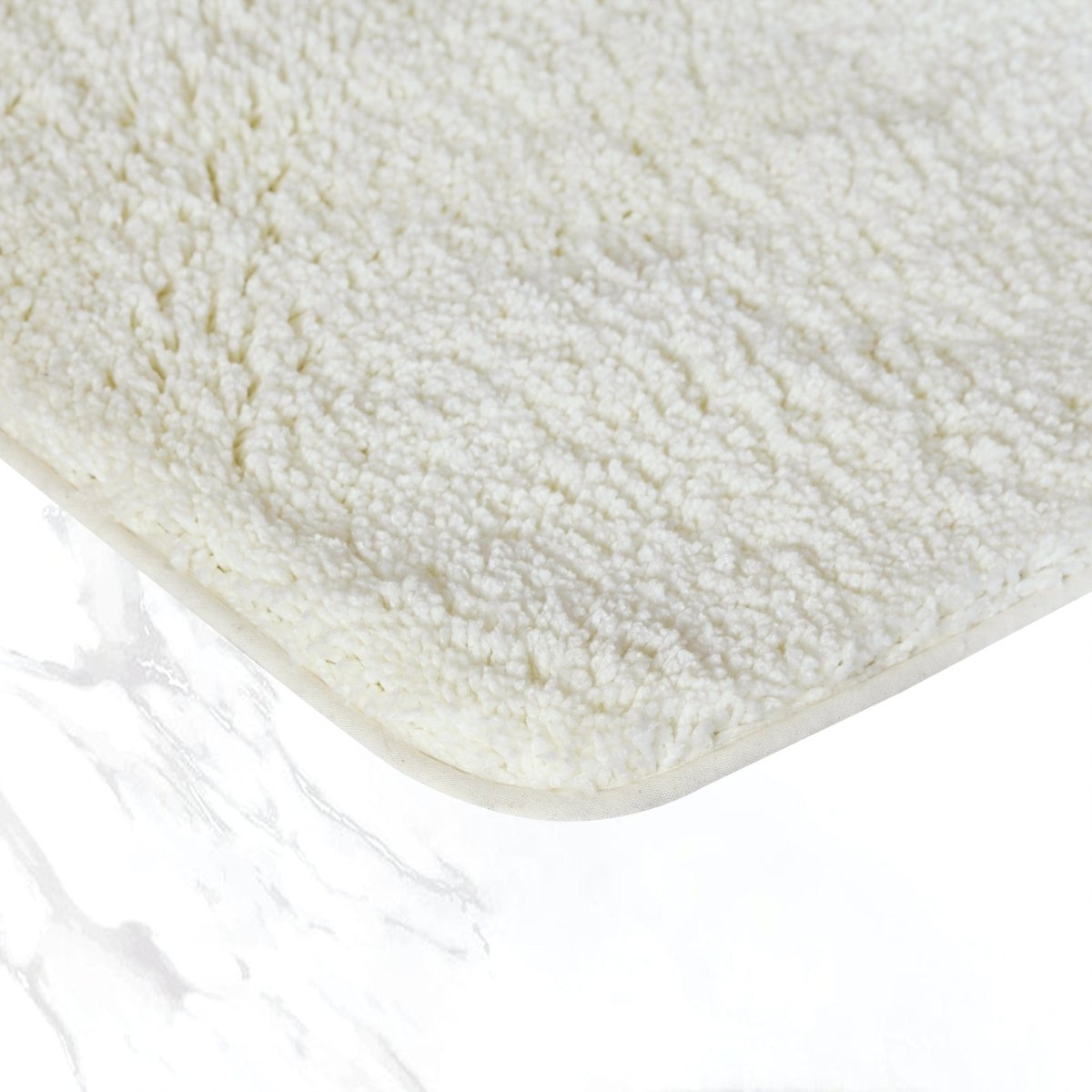 Plush Microfiber Bath Mat with Quick Absorption Non Slip Backing