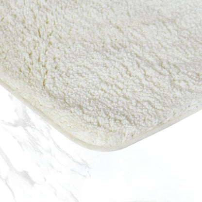Plush Microfiber Bath Mat with Quick Absorption Non Slip Backing