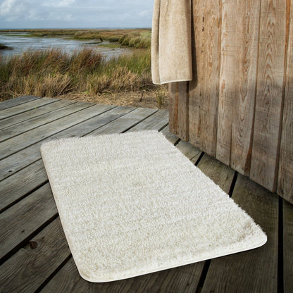 Plush Microfiber Bath Mat with Quick Absorption Non Slip Backing