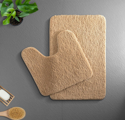 Plush Microfiber Bath Mat with Quick Absorption Non Slip Backing