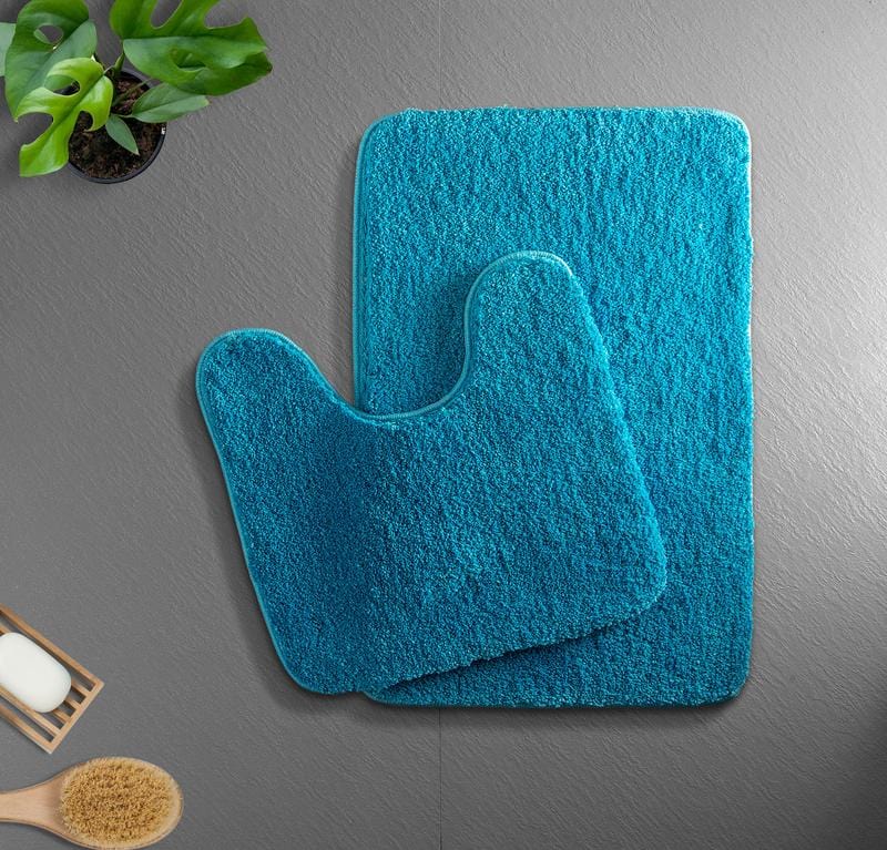 Plush Microfiber Bath Mat with Quick Absorption Non Slip Backing
